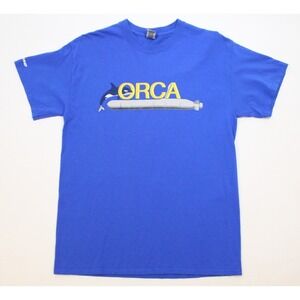 VTG Boeing ORCA Autonomous Underwater Vehicle (AUV)‎ Blue T-Shirt Size M RARE